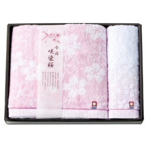 咲染桜 バス・ウォッシュタオルセット【rm235015c04】
