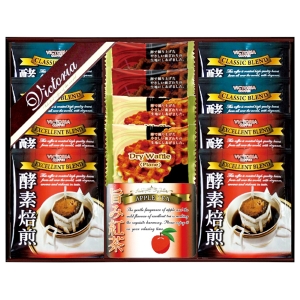 ビクトリアコーヒー コーヒー&紅茶・ドライワッフルセット【rm235158c08】