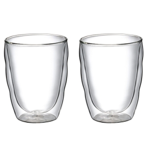 ボダム ピラトゥス ダブルウォールグラス 250mL【rm244340e02】