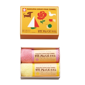 クレパスタオル タオルハンカチ2P ピンク【rm25105fcc073】