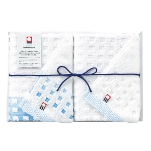 今治 蒼海 ウォッシュタオル2P【rm25123fcc027】
