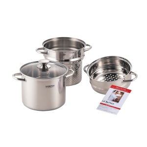 落合 務 IH対応 スチーム&パスタポット20cm【rm25160fcc011】