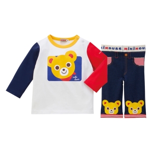 ミキハウス Tシャツセット 黄【rm25083fcc051】