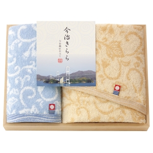 今治きらら 日本製 愛媛今治 木箱入タオルセット【rm25130fcc020】