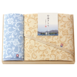 今治きらら 日本製 愛媛今治 木箱入タオルセット【rm25130fcc056】