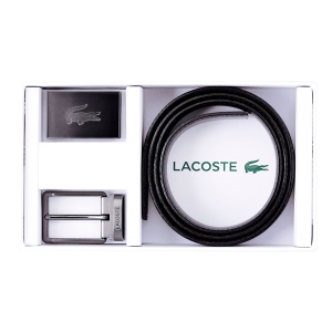 LACOSTE ベルト ブラック/ネイビー【rm25144fcc192】