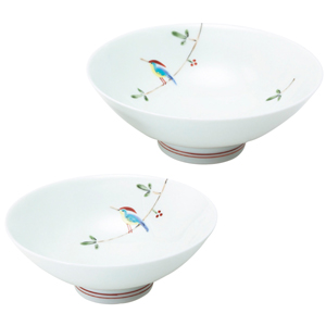 波佐見 枝小鳥 平碗セット【rm25149fcc049】