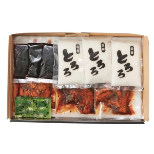 【メーカー直送】京都「京料理六盛」 国産うなとろ重セット 3650022【rm26017fcd026】