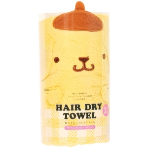 サンリオキャラクターズ 吸水速乾ヘアドライタオル ポムポムプリン TOH1【rm26107fcd064】