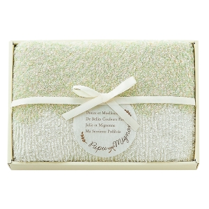 Pupu Mignon フェイスタオル グリーン PM4310【rm26123fcd033】