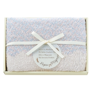 Pupu Mignon フェイスタオル ブルー PM4310【rm26123fcd045】