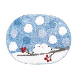 SDS 雪の妖精 シマエナガちゃん バスマット 51631【rm26137fcd093】