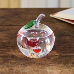 ガラスフロート温度計 りんご 333-218【rm26139fcd053】