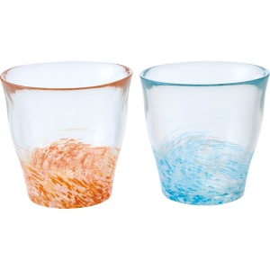 びーどろ館 ロックグラスペア CB2-3003A【rm26150fcd103】