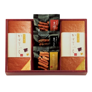 和菓匠菴 「ほまれ」和三盆糖入かすてぃら御詰合せ 【rm25b135gc053】