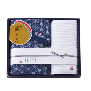 藍ごころ タオルセット【rm25b024gc028】