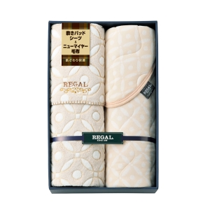 リーガル シンカーパイル敷パット＆ふわふわニューマイヤー毛布【rm25b040gc058】