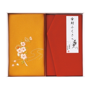 刺繍入り金封包み&金封ふくさ 赤【rm25b063gc030】