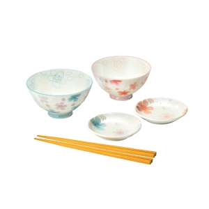 煌 取皿付夫婦茶碗【rm25b070gc062】