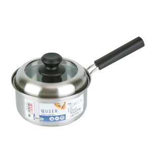 ローザー IH対応片手鍋16cm（ガラス窓付蓋）【rm25b076gc060】