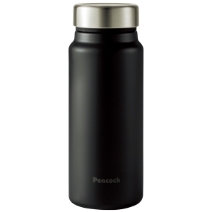 ピーコック スクリューマグボトル400ml マットブラック【rm25b080gc017】