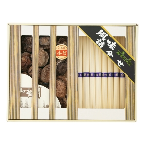 乾物家 国産椎茸と手延そうめん御詰合せ【rm25b199gc048】