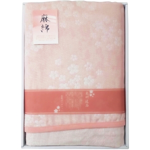 泉州逸品 麻混五重織ガーゼケット【rm25b049gc031】