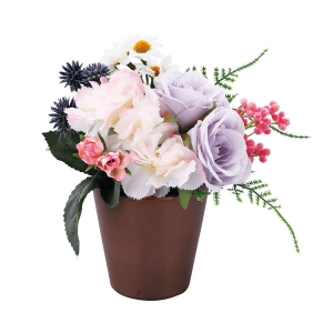 【メーカー直送】SC触媒加工 アーティフィシャルフラワー供花 和み パープル【一部地域配送不可】【rm25b064gc034】