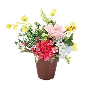 【メーカー直送】SC触媒加工 アーティフィシャルフラワー供花 睦み ピンク【一部地域配送不可】【rm25b064gc046】
