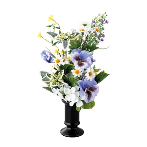 【メーカー直送】SC触媒加工 アーティフィシャルフラワー供花 憩い ブルー【一部地域配送不可】【rm25b064gc060】