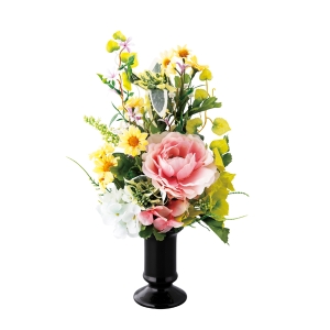 【メーカー直送】SC触媒加工 アーティフィシャルフラワー供花 憩い ピンク【一部地域配送不可】【rm25b064gc072】