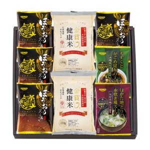 千莉菴 からだにやさしさ＋ 国産フリーズドライ ほうおうスープ 「金賞健康米」セット FDSR-0255【rm26c081gc045】