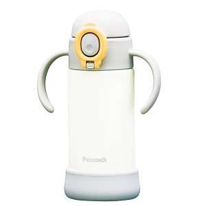 ピーコック ベビーストローマグ ハンドル付360mL グレー APB-R35H【rm26c190gc028】