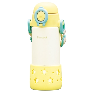 ピーコック ベビーストローマグ ベルト付 400mL スターイエロー APC-R40YS【rm26c190gc030】