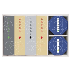 〈豆和菓〉 豆菓子・お茶詰合せ【rm257050c03】