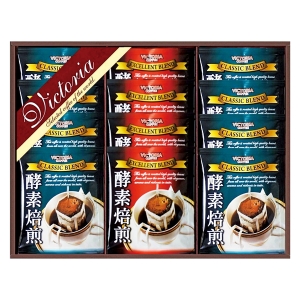 ビクトリアコーヒー 酵素焙煎ドリップコーヒーセット【rm246066c05】