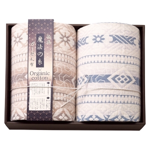 極選 魔法の糸 三重織ガーゼ毛布2枚セット【rm257115c01】