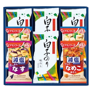味之庵 アマノフーズフリーズドライ&白子のりセット【rm257140c02】