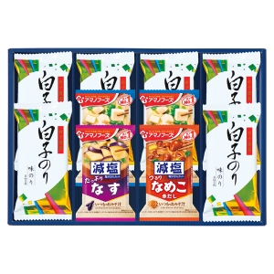 味之庵 アマノフーズフリーズドライ&白子のりセット【rm257145c08】