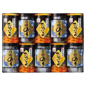 有明のり・永谷園松茸風味お吸い物詰合せ【rm257163c01】
