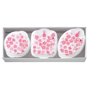 パーソンズ フローラル 電子レンジ容器3点セット FL-202【rm268082c05】