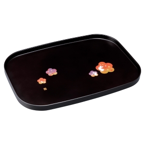 花舞うさぎ 長手盆 2205028【rm268098c08】