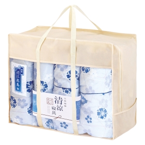 近江高島ちぢみ 肌布団&敷パッド2組 TK5850【rm268118c07】